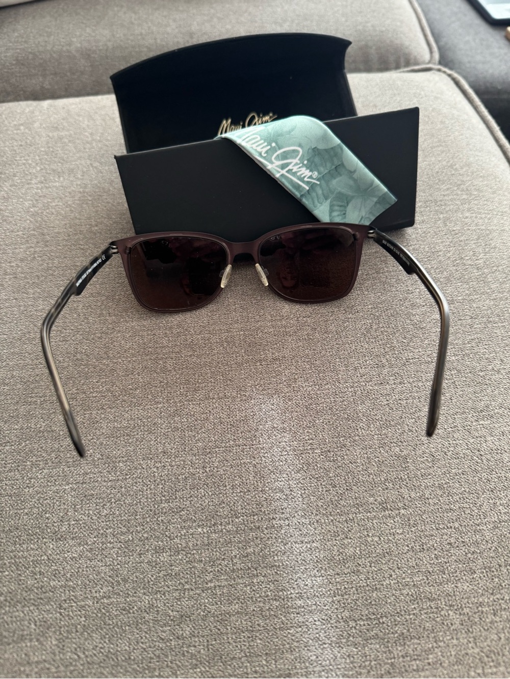 Maui Jim Sunglasses with Dark Brown Frame and Lenses